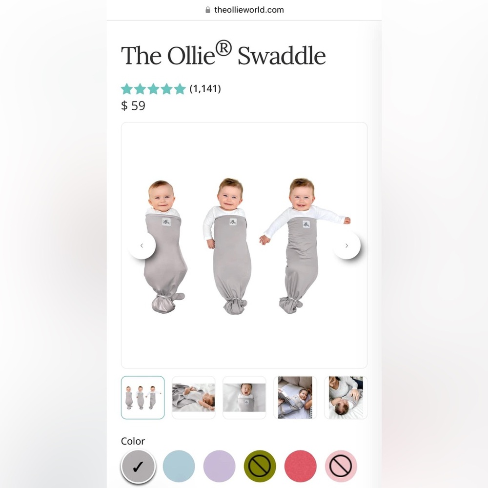 NEW Ollie Swaddle